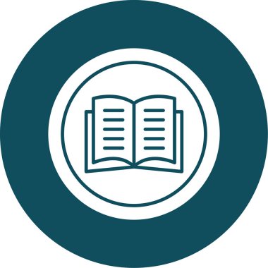 kitap simgesi vektör illüstrasyonu