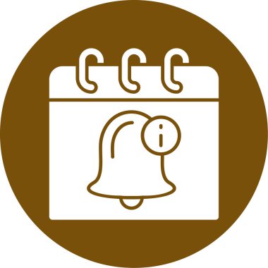 Zil. Web simgesi basit illüstrasyon