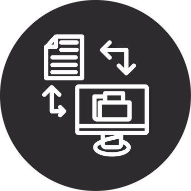 seo modern simgesinin vektör illüstrasyonu