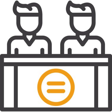 İş. Web simgesi basit illüstrasyon