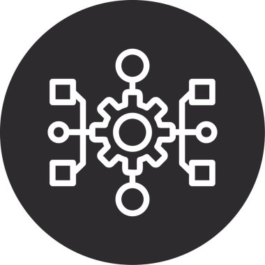 Şebeke. Web simgesi basit tasarım