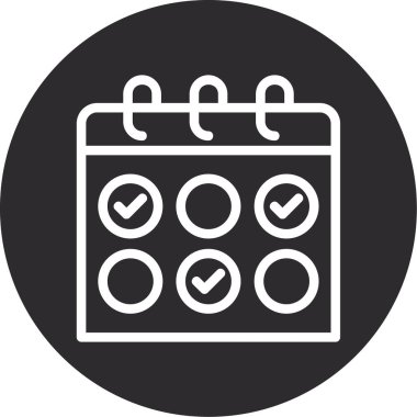 Onay listesi simgesini, basit tarzı