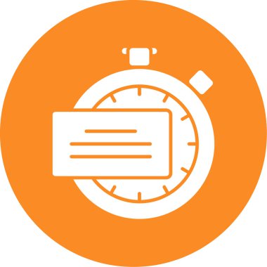 saat vektör simgesi modern basit vektör illüstrasyonu