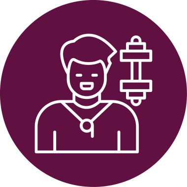 İnsan simgesinin vektör illüstrasyonu