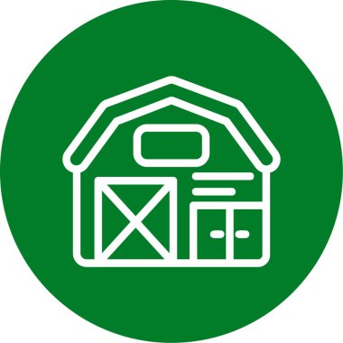 ahır simge vektör çizim