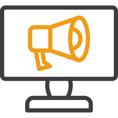 Bilgisayar ekranı. Basit tasarım