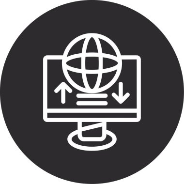 Vektör Genel Ağ simgesi