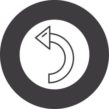 Saat simgesinin vektör illüstrasyonu