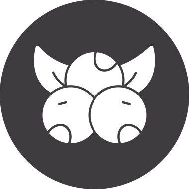 Paskalya yumurtası sembolü, Paskalya ve bayramı, Paskalya tabelası, vektör grafikleri, beyaz arka planda doğrusal desen.