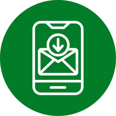 Smartphone Simgesi, vektör illüstrasyonu