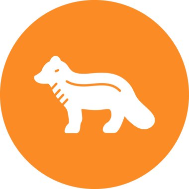 Beyaz arkaplanda tilkinin vektör illüstrasyonu