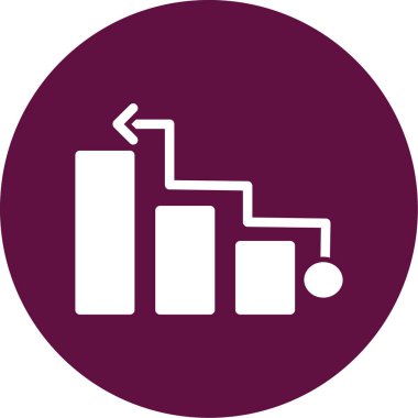 çubuk çizelgesi vektör illüstrasyonu