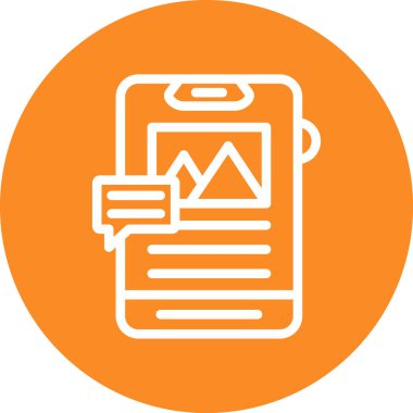 Telefon simgesi vektör illüstrasyonu