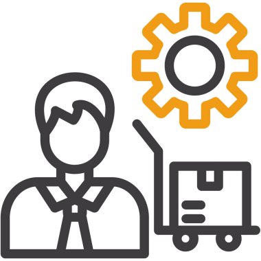 Dişli ikonlu teslimatçı