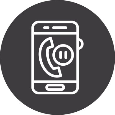 Çağrı merkezi. Basit bir ikon. resimleme