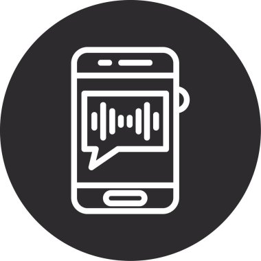 Telefon basit simgesinin vektör illüstrasyonu