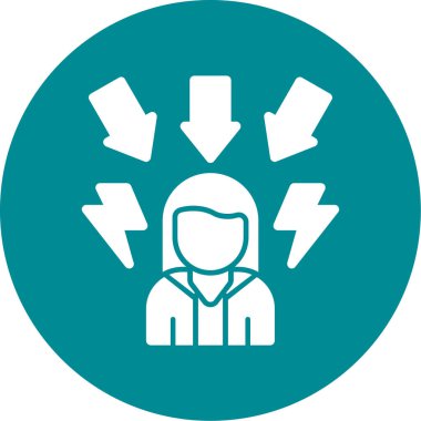 Sağlık personeli çember simge