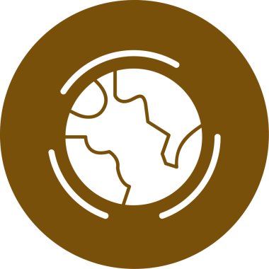 Yeryüzü ikonu vektör illüstrasyonuName