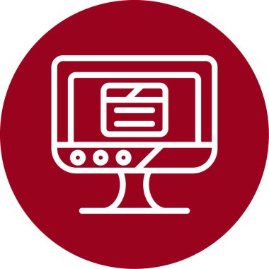 vektör dizüstü simgesi illüstrasyonu