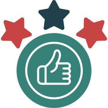 derecelendirme simgesi vektör illüstrasyonu