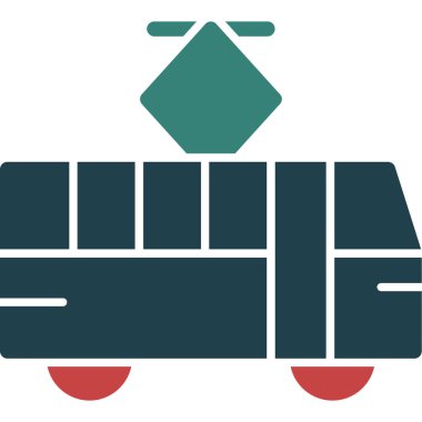 - Araba. Web simgesi basit illüstrasyon