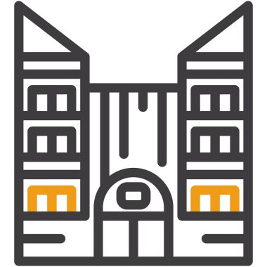 yapı yapı ikonu ana hatları biçiminde