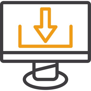 ok indirme simgesi ana hat biçiminde