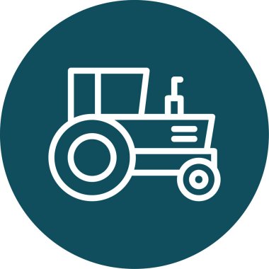 Bir çiftlik simgesinin vektör illüstrasyonu