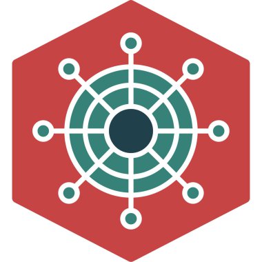 Bir simgenin vektör illüstrasyonu