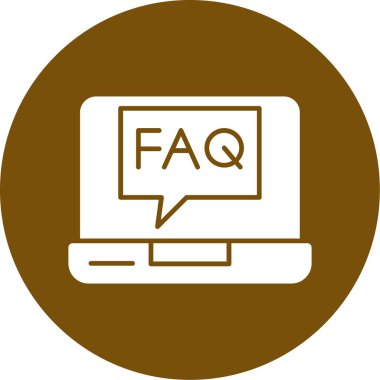 Bir web simgesinin vektör illüstrasyonu