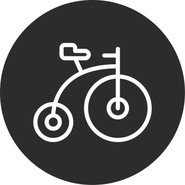 motosiklet simgesi, vektör illüstrasyonu