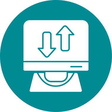 Modern eğitim ikonunun vektör illüstrasyonu