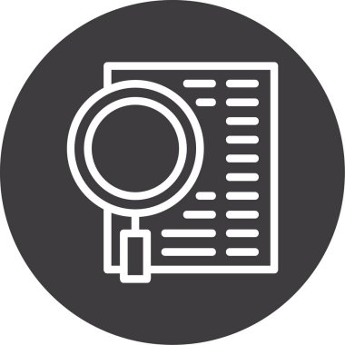 Büyüteç simgesi. Beyaz arkaplanda izole edilmiş web tasarımı için basit arama vektör simgeleri tasarımı