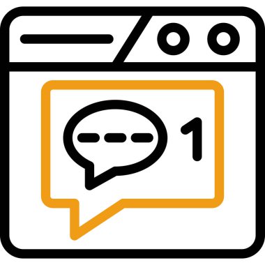 Mesaj sohbeti. Basit tasarım