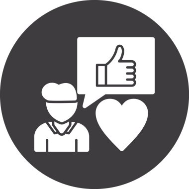 Simge vektör illüstrasyonu gibi