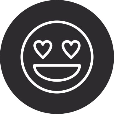 Moda tarzında izole edilmiş tebessüm simgesi