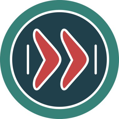 ok simgesi vektör illüstrasyonu