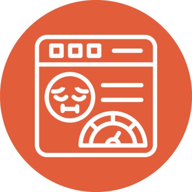 Modern simgenin vektör illüstrasyonu