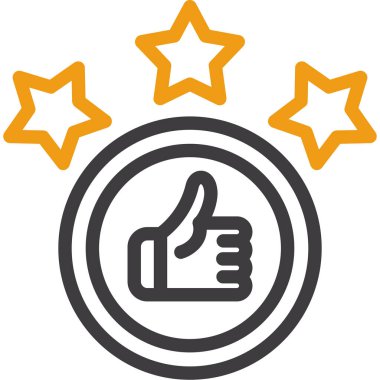 Geri bildirim. Web simgesi basit illüstrasyon