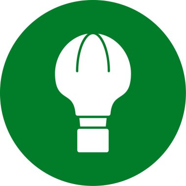 Ampul. Web simgesi basit illüstrasyon