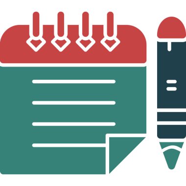 Simge vektör illüstrasyonunu listele