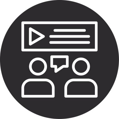 seo modern simgesinin vektör illüstrasyonu