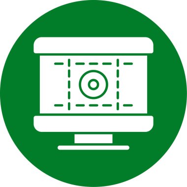 dizüstü web vektör simgesi