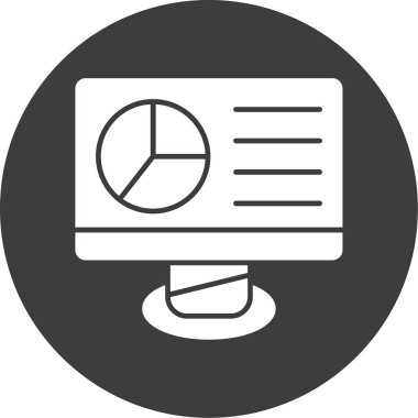 grafik ikonu vektör illüstrasyonu