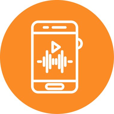 cep telefonu simgesi. vektör illüstrasyonu