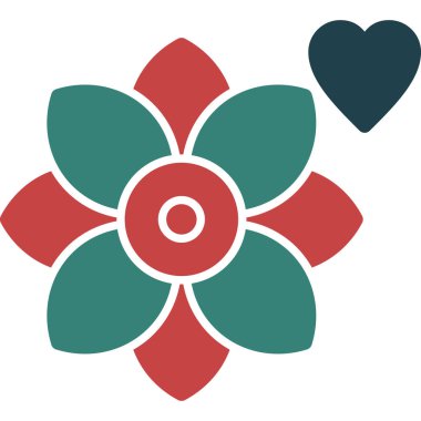 kalp simgesi, illüstrasyon, beyaz arkaplan üzerindeki vektör