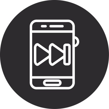 Modern simgenin vektör illüstrasyonu