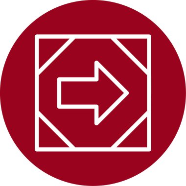 ok simgesinin vektör illüstrasyonu