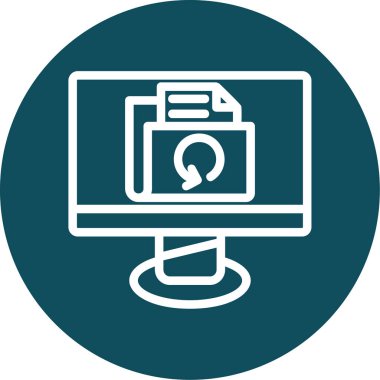 Seo simgesinin vektör illüstrasyonu