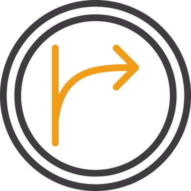 Sol düz vektör simge açmak